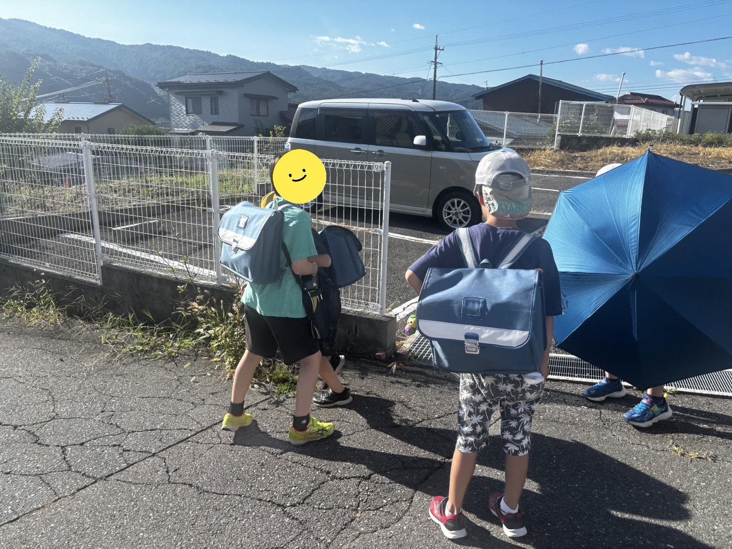 朝の登校