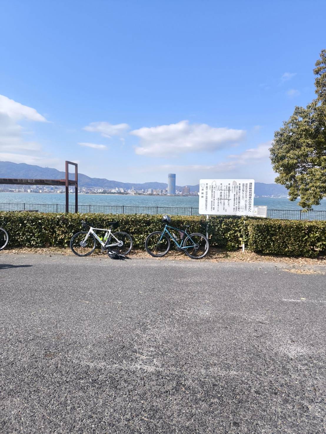 琵琶湖南湖一周チャレンジ