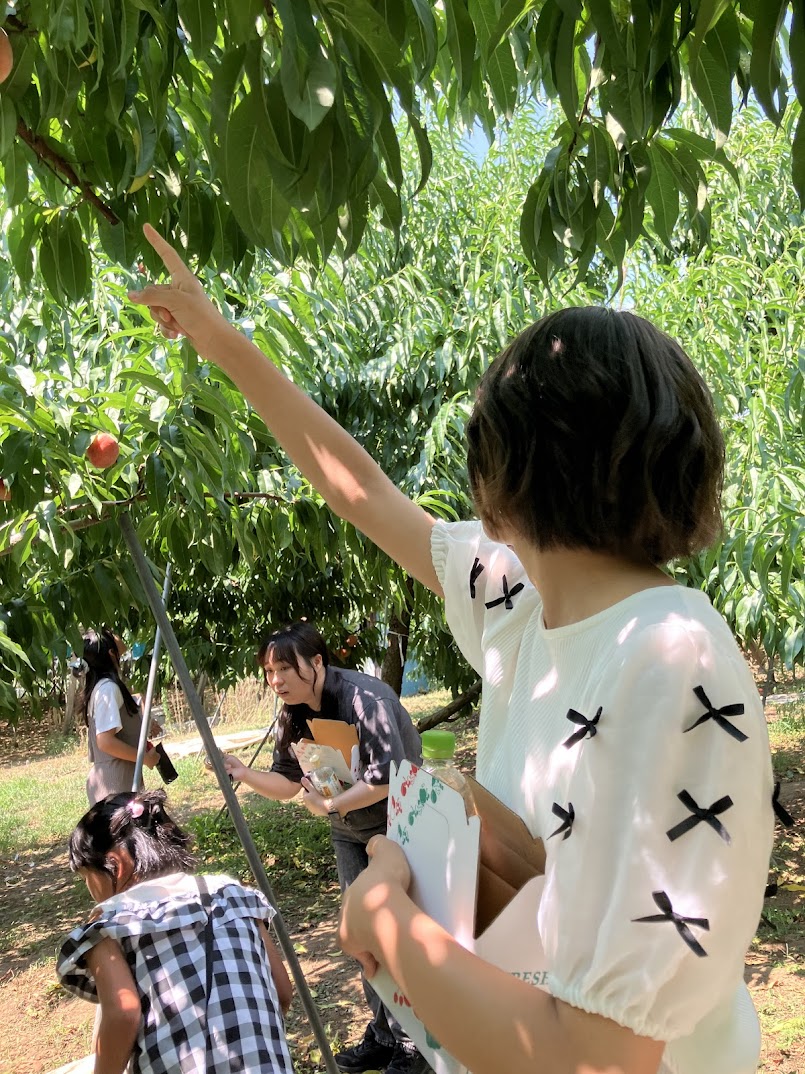 桃狩りに行ったよ♪