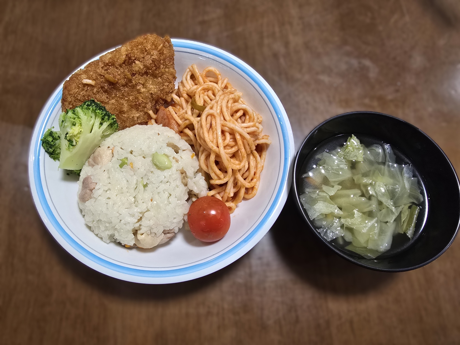 今日の夕食は「トルコライス」 ヽ(^▽^ゞ）