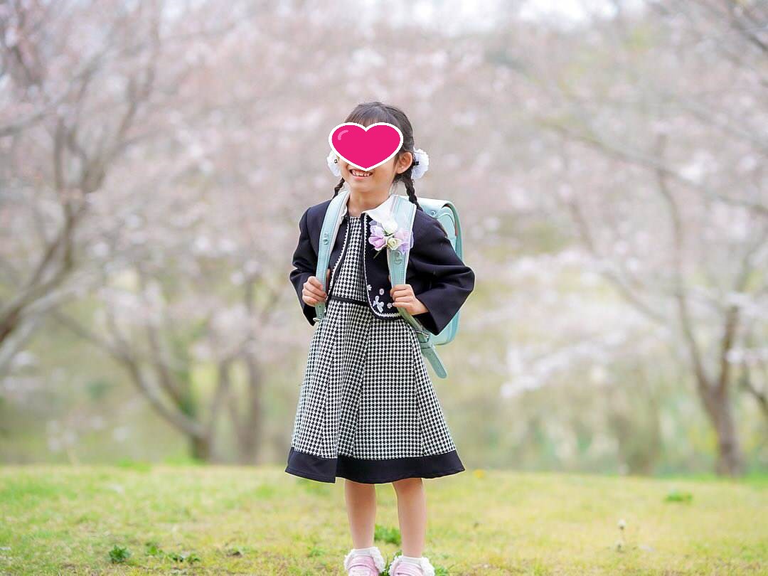 小学校の入学式でした♩