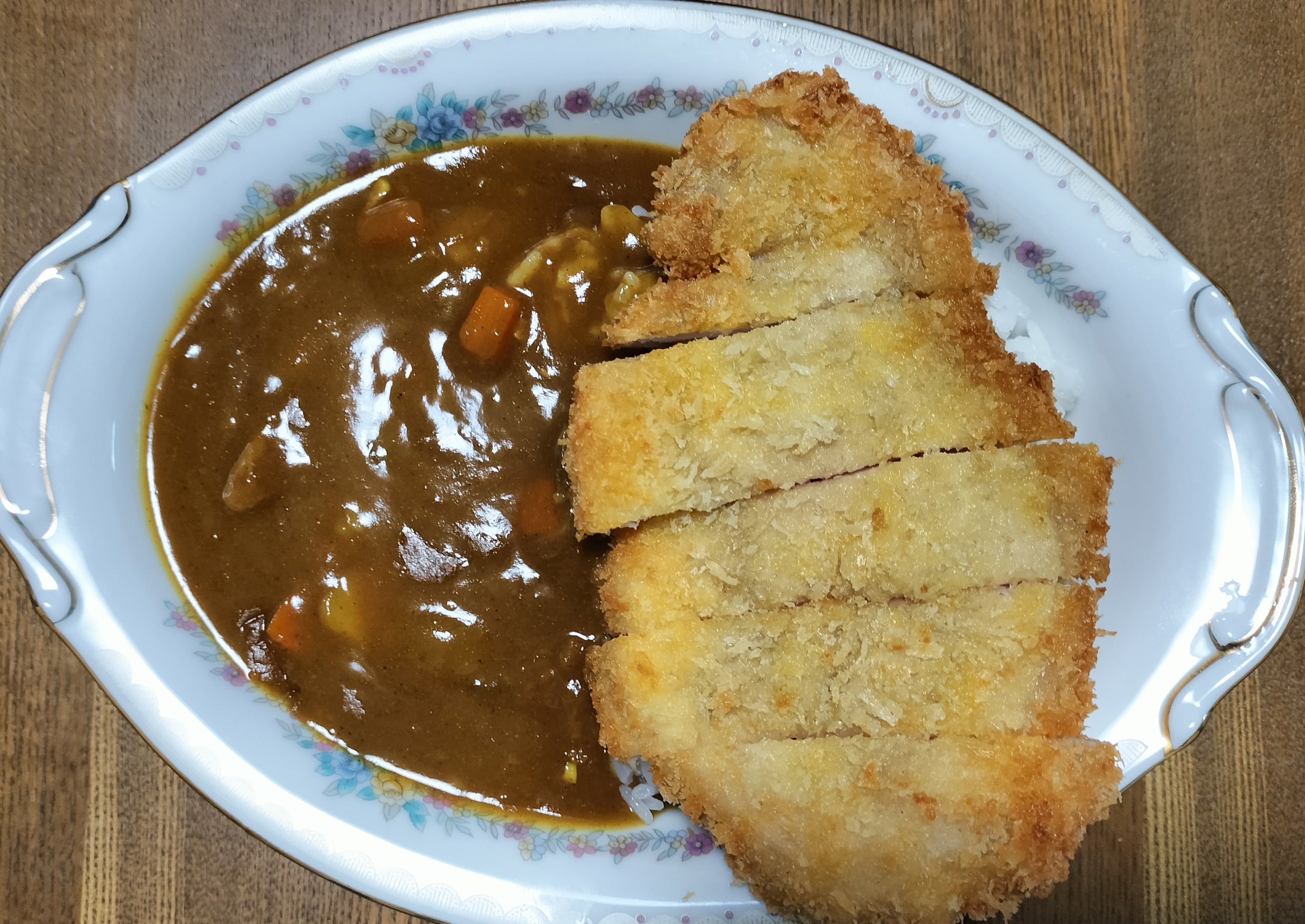 ホーム長の夕食「ビーフカツカレー」