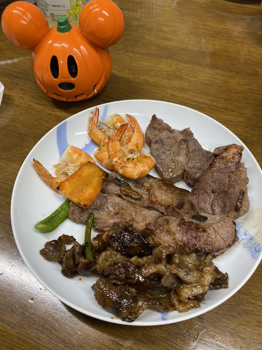 ハロウィンに焼肉