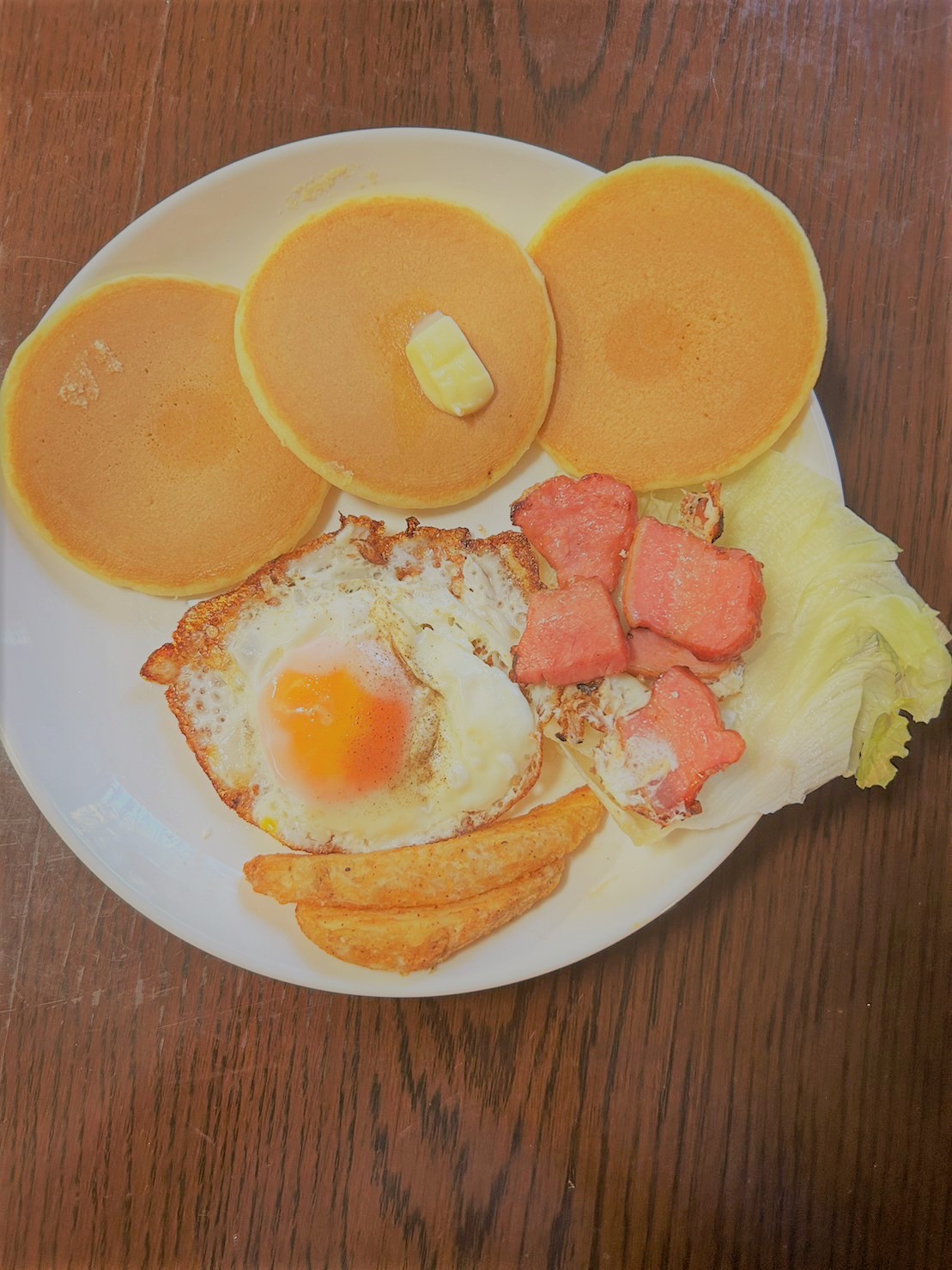 ある日の朝食