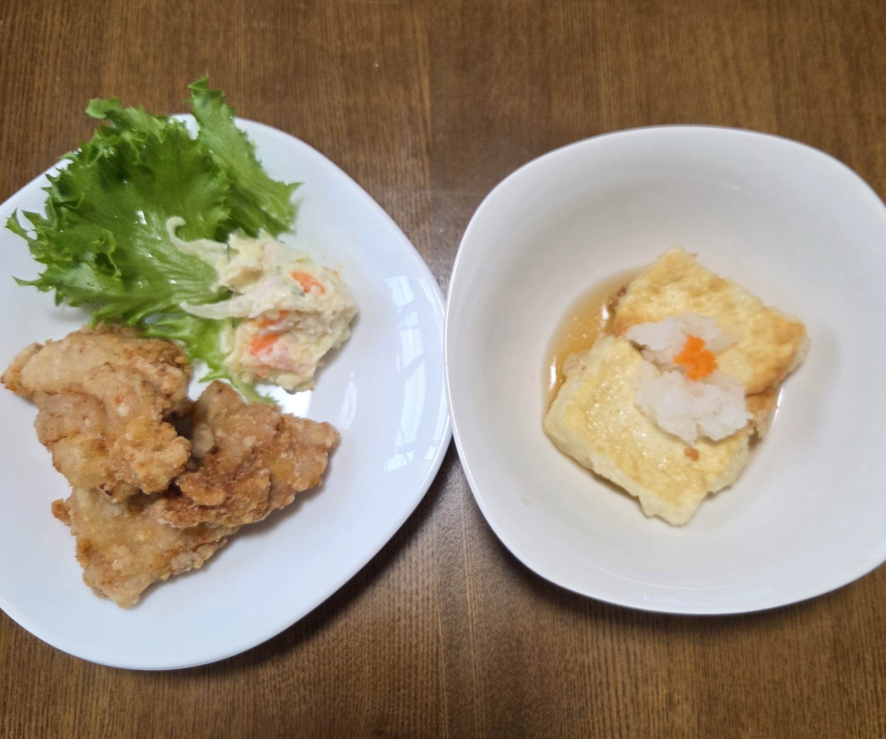 ホーム長のある日の夕食