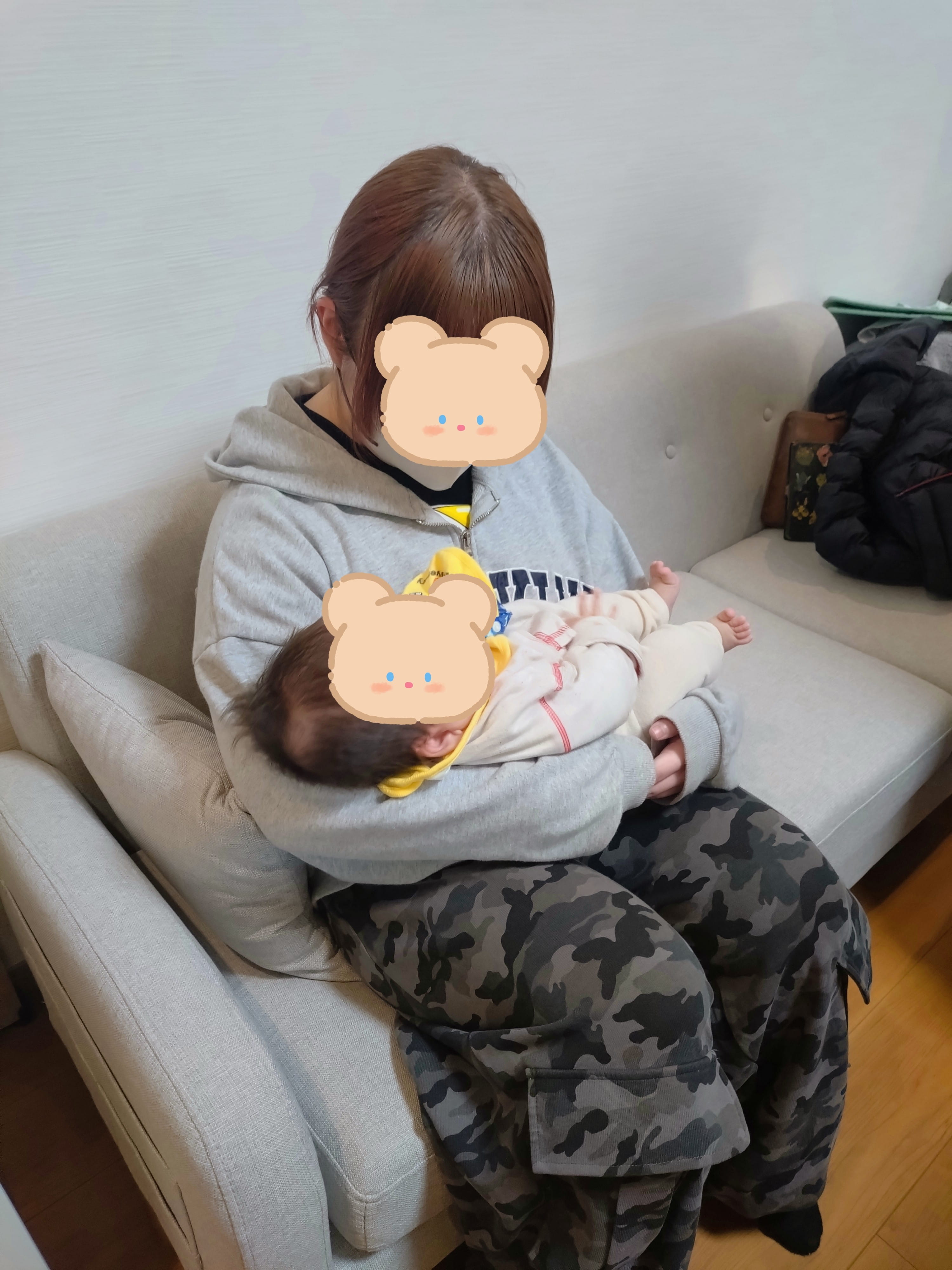 OGベイビーとの触れ合い（まんてん）