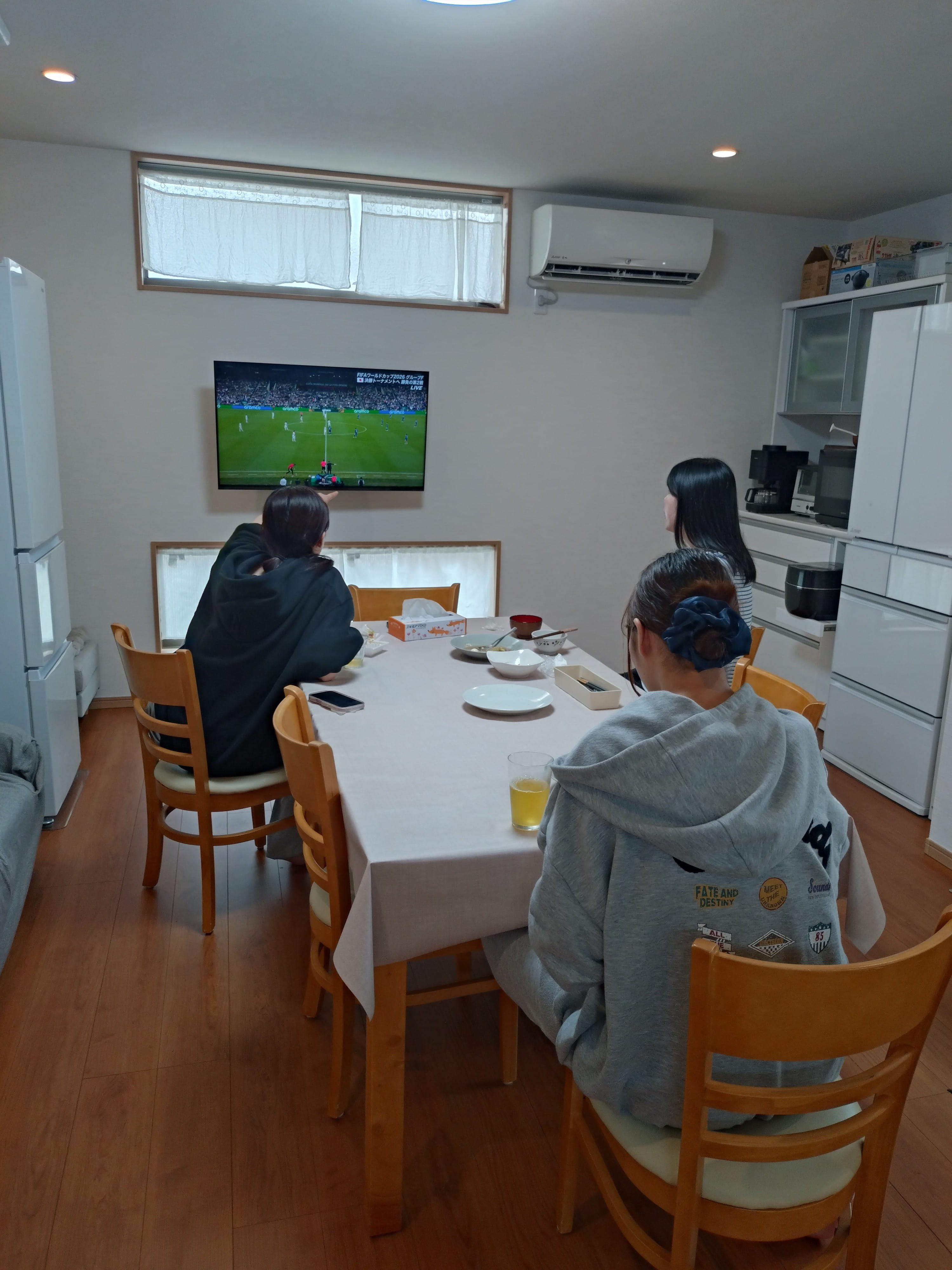 サッカー観戦！（まんてん）