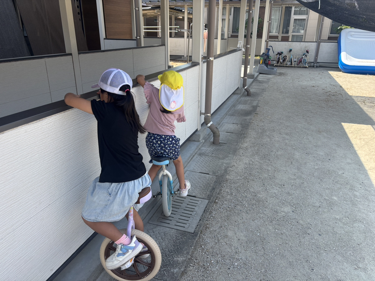 最近の中庭での様子☆