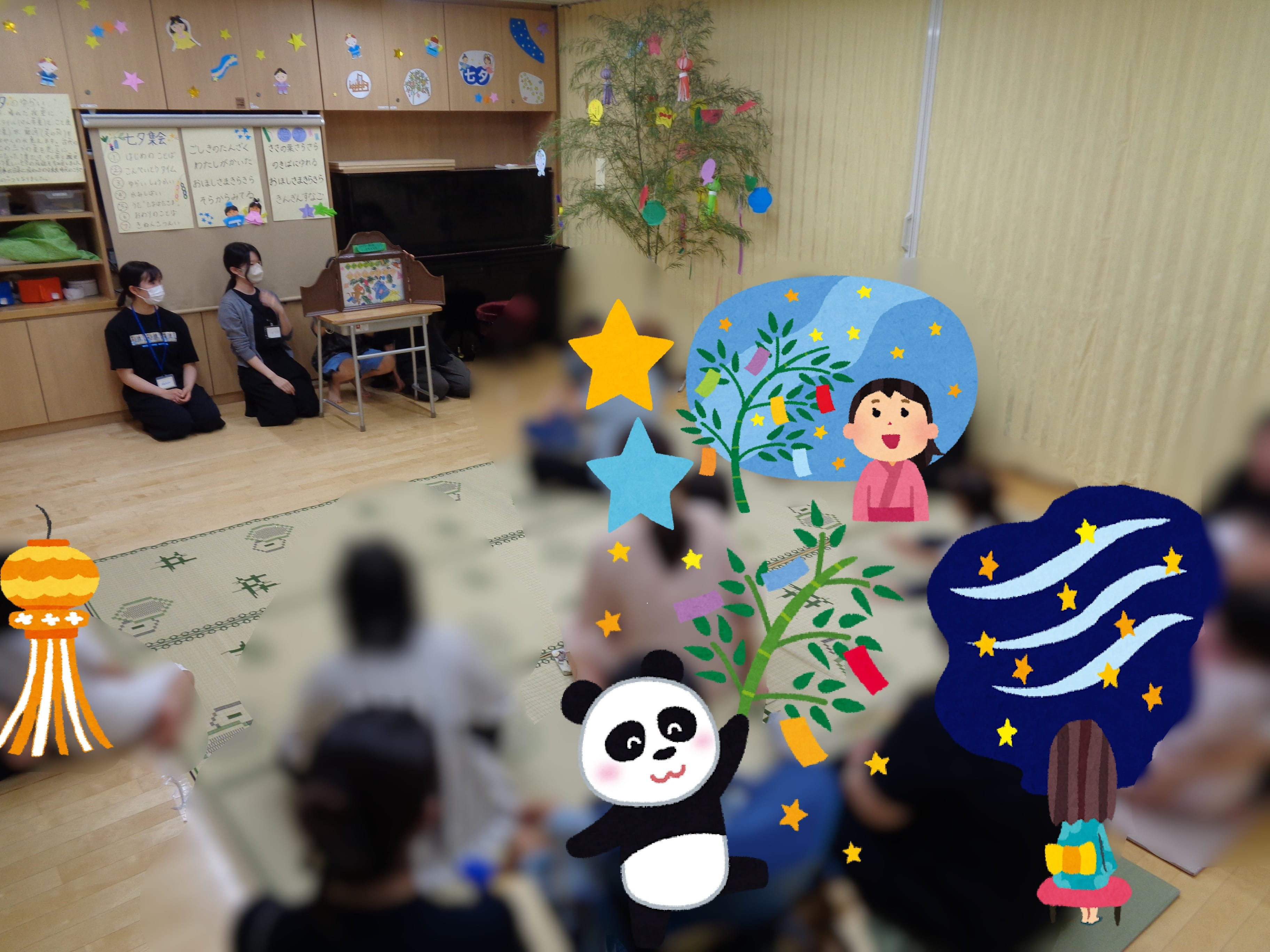 七夕を楽しみました☆彡