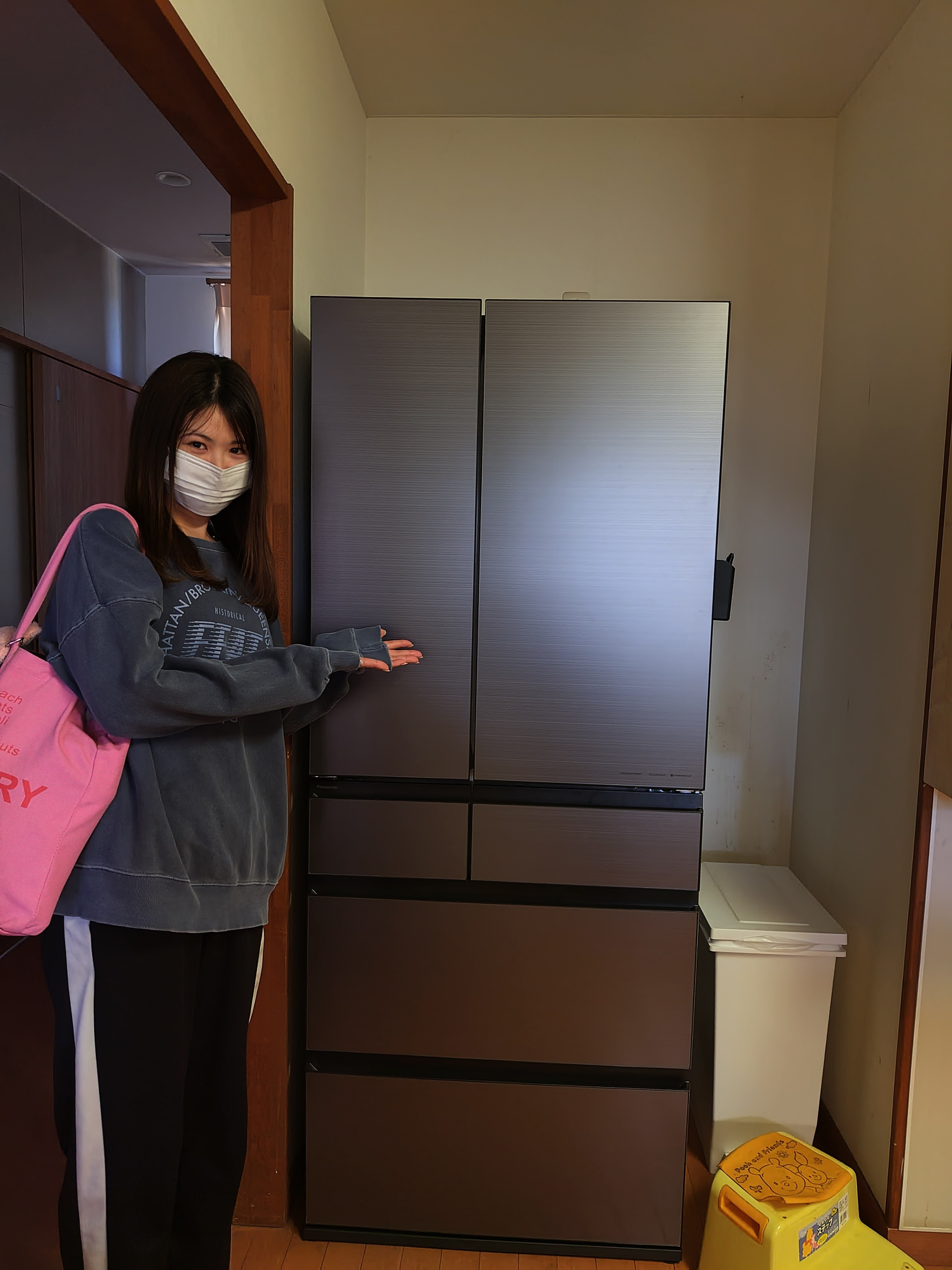 新しい冷蔵庫が入りました