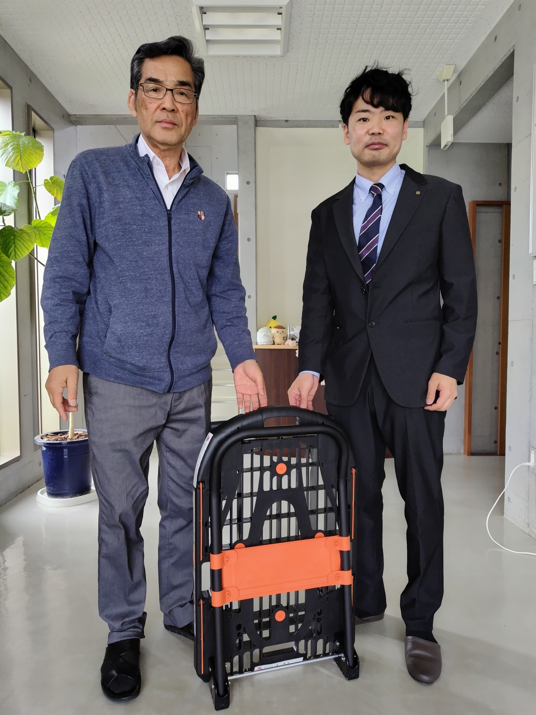 台車の寄贈がありました(＾▽＾)