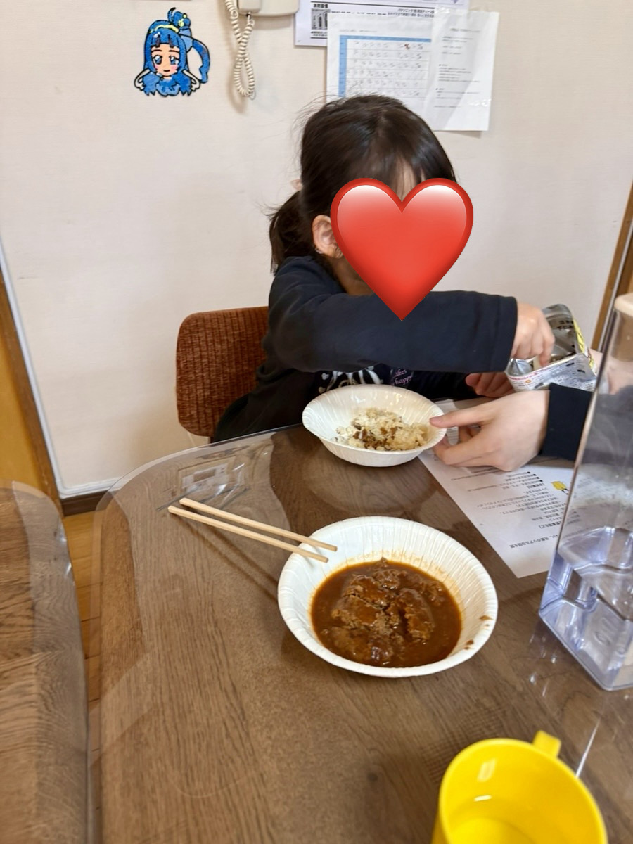 防災訓練（非常食体験）を実施